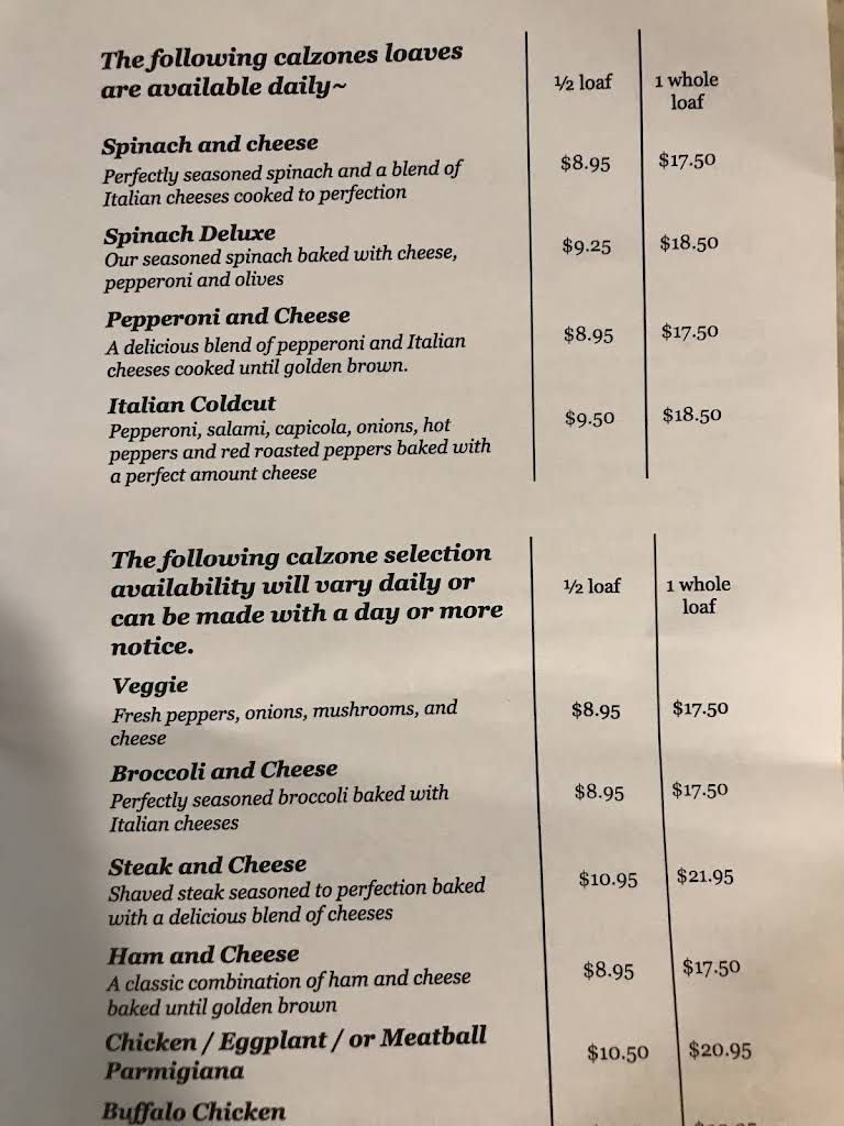 Mangiamo Menu 1