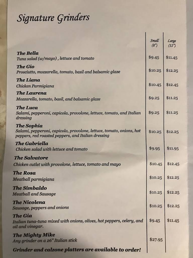 Mangiamo Menu 2